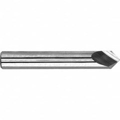 Melin Tool - 3/4" Diam 2 Flute Single End Solid Carbide Chamfer Mill - Apex Tool & Supply