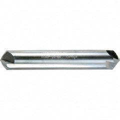 Melin Tool - 5/8" Head Diam, 5/8" Shank Diam, 4 Flute 100° Solid Carbide Countersink - Apex Tool & Supply
