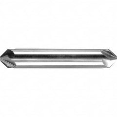 Melin Tool - 3/16" Head Diam, 3/16" Shank Diam, 6 Flute 60° High Speed Steel Countersink - Apex Tool & Supply