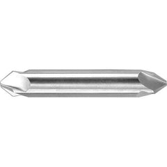Melin Tool - 1/4" Head Diam, 1/4" Shank Diam, 4 Flute 120° High Speed Steel Countersink - Apex Tool & Supply
