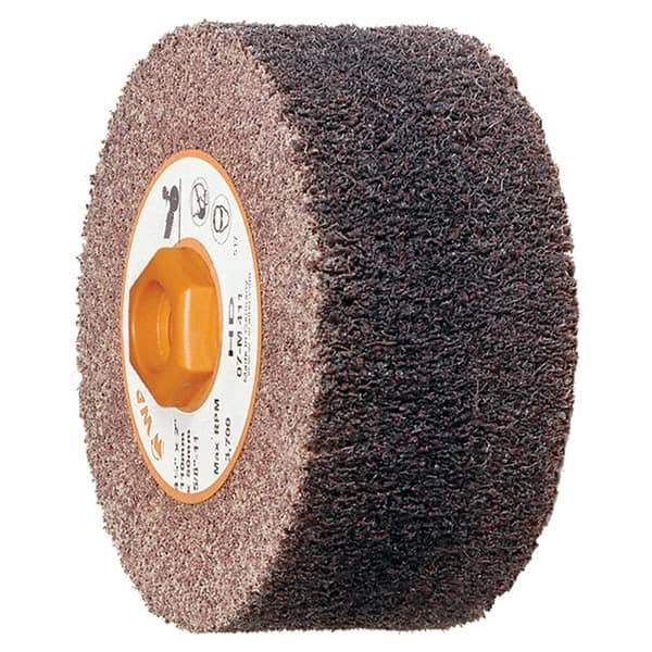 WALTER Surface Technologies - 4-1/2" Diam Aluminum Oxide Unmounted Flap Wheel - 5/8-11 Threaded Hole, 2" Wide, Nonwoven, Grade Coarse, 3,800 Max RPM - Apex Tool & Supply