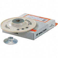WALTER Surface Technologies - 5" Diam Disc Backing Turbo Backing Pad - Soft Density, 12,200 RPM - Apex Tool & Supply
