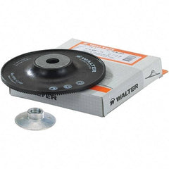 WALTER Surface Technologies - 5" Diam Disc Backing Turbo Backing Pad - 12,200 RPM - Apex Tool & Supply