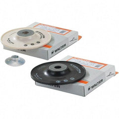 WALTER Surface Technologies - 7" Diam Disc Backing Turbo Backing Pad - Soft Density, 8,600 RPM - Apex Tool & Supply