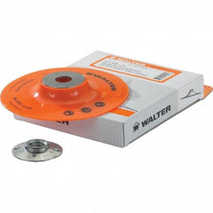WALTER Surface Technologies - 4-1/2" Diam Disc Backing Pad - 13,300 RPM - Apex Tool & Supply