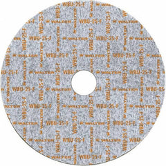WALTER Surface Technologies - 6" Diam, 1" Face Width, 1" Center Hole, Fine Grade, Silicon Carbide Deburring Wheel - Unitized, Soft Grade, 5,000 RPM - Apex Tool & Supply