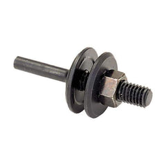 WALTER Surface Technologies - 3/8" Hole, Wheel Mandrel - 5/16" Shank Diam - Apex Tool & Supply