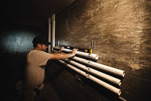 Irwin - 48" Long 3 Vial I-Beam Level - Aluminum, Blue/Yellow, 1 Plumb & 2 Level Vials - Apex Tool & Supply