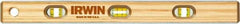 Irwin - 24" Long 6 Vial Box Beam Level - Hardwood, Brown, 2 Level & 4 Plumb Vials - Apex Tool & Supply