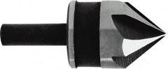 Irwin - 3/4" Head Diam, 1/4" Shank Diam, 5 Flute 82° High Speed Steel Countersink - Apex Tool & Supply