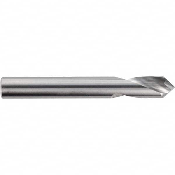 Melin Tool - 4mm Body Diam, 90°, 52mm OAL, Cobalt Spotting Drill - Apex Tool & Supply