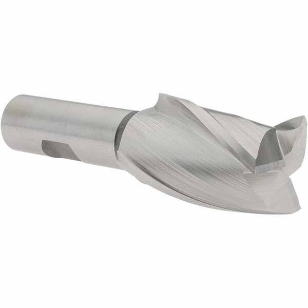 Melin Tool - 1-1/4", 2" LOC, 3/4" Shank Diam, 4-1/4" OAL, 3 Flute, Cobalt Square End Mill - Single End, Uncoated, Spiral Flute, 30° Helix, Centercutting, Right Hand Cut, Right Hand Flute - Apex Tool & Supply