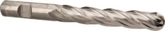 Melin Tool - 1/2" Diam, 3" LOC, 4 Flute Cobalt Ball End Mill - Uncoated, Single End, 5" OAL, 1/2" Shank Diam, Spiral Flute - Apex Tool & Supply