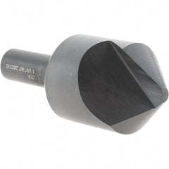 Melin Tool - 1-1/4" Head Diam, 1/2" Shank Diam, 1 Flute 90° High Speed Steel Countersink - Apex Tool & Supply