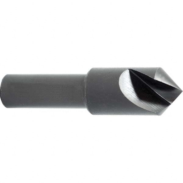 Melin Tool - 1-1/4" Head Diam, 1/2" Shank Diam, 1 Flute 60° High Speed Steel Countersink - Apex Tool & Supply
