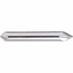 Melin Tool - 3/8" Diam 2 Flute Double End Cobalt Chamfer Mill - Apex Tool & Supply