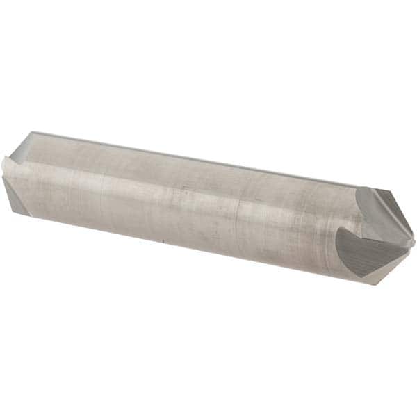 Melin Tool - 3/4" Head Diam, 3/4" Shank Diam, 4 Flute 100° Solid Carbide Countersink - Apex Tool & Supply
