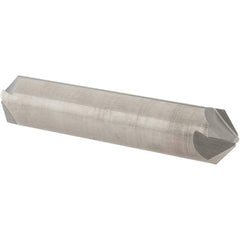 Melin Tool - 3/4" Head Diam, 3/4" Shank Diam, 4 Flute 100° Solid Carbide Countersink - Apex Tool & Supply