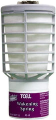 Rubbermaid - 48 mL Air Freshener Dispenser Refill - Wakening Spring, Compatible with TCell Odor Control System Dispensers - Apex Tool & Supply