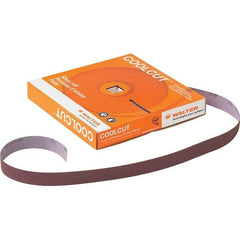 WALTER Surface Technologies - 2" x 50 Yd 120 Grit Aluminum Oxide Cloth Roll - J Weighted Backing - Apex Tool & Supply