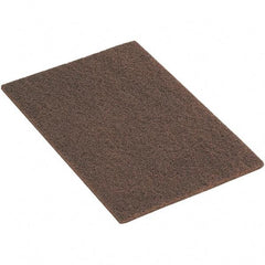 WALTER Surface Technologies - Coarse Grade, Aluminum Oxide Hand Pad - Tan, 6" Wide x 9" Long, Nonwoven - Apex Tool & Supply