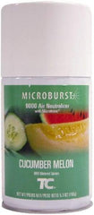 Rubbermaid - 5.3 oz Air Freshener Dispenser Aerosol Refill - Cucumber Melon, Compatible with Microburst 9000 Dispensers - Apex Tool & Supply