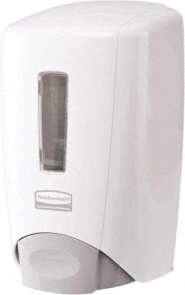 Rubbermaid - 500 mL Foam/Liquid Hand Soap Dispenser - Plastic, Wall Mounted, White - Apex Tool & Supply