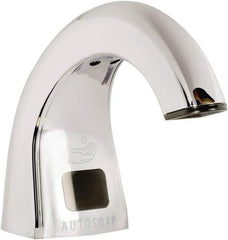 Rubbermaid - 800 to 1600 mL Liquid Soap Dispenser Hardware - Metal, Counter Mounted, Chrome/Black - Apex Tool & Supply