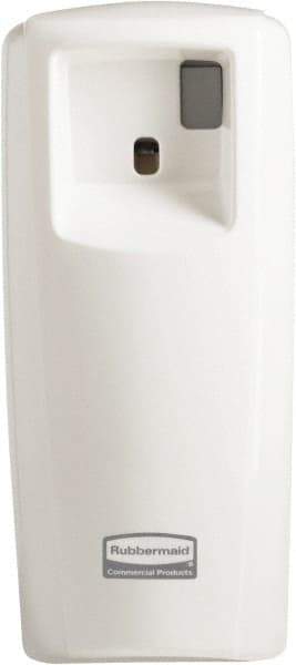 Rubbermaid - 0.019 Cu Ft Coverage, White Metered Aerosol Dispenser - Apex Tool & Supply