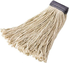 Rubbermaid - 5" Blue Head Band, X-Large Blended Fiber Cut End Mop Head - 4 Ply, Side Loading Connection - Apex Tool & Supply