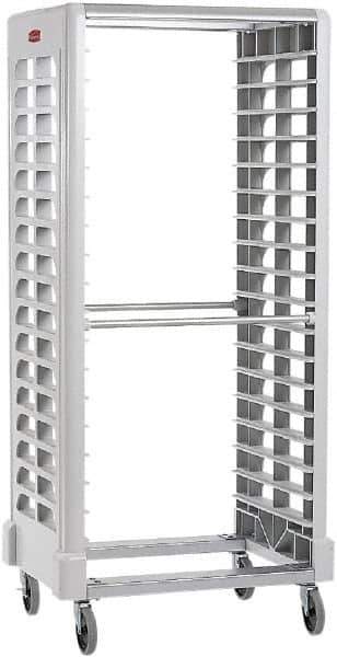 Rubbermaid - 18 Shelf, White Pan Storage Rack - 603.25mm Wide x 1,724.15mm High x 31-3/4" Deep - Apex Tool & Supply
