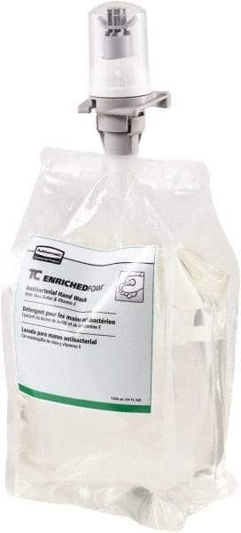 Rubbermaid - 1,300 mL Dispenser Refill Foam Soap - Clear, Fragrance Free Scent - Apex Tool & Supply