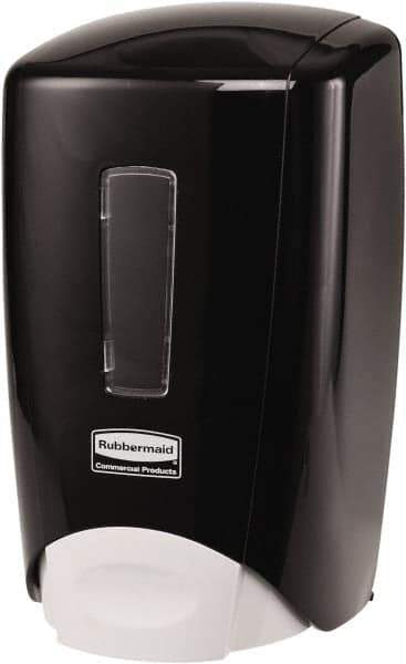 Rubbermaid - 500 mL Foam/Liquid Hand Soap Dispenser - Plastic, Wall Mounted, Black - Apex Tool & Supply
