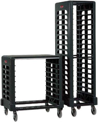 Rubbermaid - 18 Shelf, Black Pan Storage Rack - 473.2mm Wide x 1,724.15mm High x 23-3/4" Deep - Apex Tool & Supply