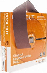 WALTER Surface Technologies - 2" x 50 Yd 100 Grit Aluminum Oxide Cloth Roll - J Weighted Backing - Apex Tool & Supply
