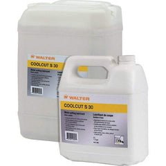 WALTER Surface Technologies - CoolCut S-30, 20 L Jug Cutting Fluid - Water Soluble, For Broaching, Drilling, Grinding, Milling, Reaming, Sawing, Shaping, Turning - Apex Tool & Supply