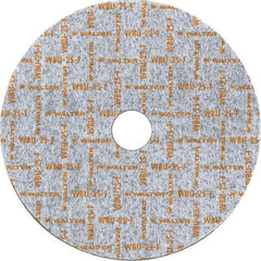WALTER Surface Technologies - 6" Diam, 1/2" Face Width, 1" Center Hole, Fine Grade, Silicon Carbide Deburring Wheel - Unitized, Soft Grade, 5,000 RPM - Apex Tool & Supply