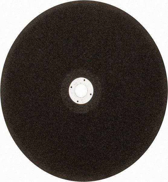 WALTER Surface Technologies - 14" 24 Grit Aluminum Oxide Cutoff Wheel - 1/8" Thick, 1" Arbor, 5,400 Max RPM, Use with Electric & Gas Powered Saws - Apex Tool & Supply