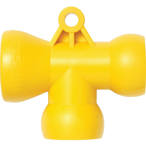 1/4″ Acid Resistant T Fitting 2 Piece - Coolant Hose System Component - Apex Tool & Supply
