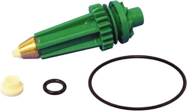 Kranzle - Rotating, Brass, Ceramic, Plastic & Rubber, Pressure Washer Nozzle Repair Kit - 1.19mm Orifice Diam, Green - Apex Tool & Supply