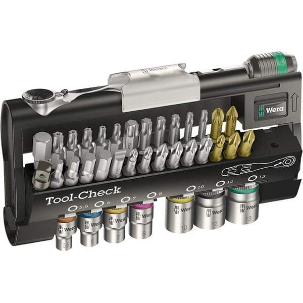 Wera - Screwdriver Bit Sets Type: Bit Set Drive Size: 1/4 (Inch) - Apex Tool & Supply