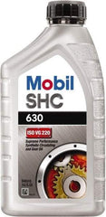 Mobil - 1 Qt Bottle, Synthetic Gear Oil - ISO 220 - Apex Tool & Supply