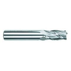 16mm Dia. x 89mm Overall Length 4-Flute Square End Solid Carbide SE End Mill-Round Shank-Center Cut-TiAlN - Apex Tool & Supply