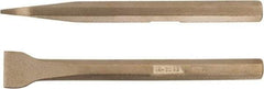 Ampco - Stiff Aluminum Bronze Alloy Straight Scraper - 1-1/4" Blade Width - Apex Tool & Supply
