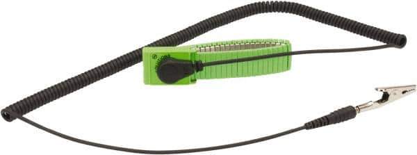 PRO-SAFE - Grounding Wrist Straps Size: Adjustable Includes Grounding Cord: Yes - Apex Tool & Supply