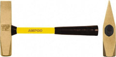 Ampco - 3 Lb Head Nonsparking Cutoff Hammer - 15" OAL, 15" Long Fiberglass Handle - Apex Tool & Supply
