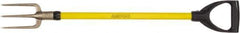 Ampco - Guncotton Fork with 29" Straight Fiberglass Handle - 6" Blade Width, 3 Tines, 9-1/2" Tine Length - Apex Tool & Supply