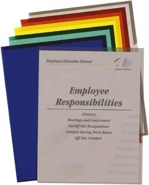 C-LINE - 8-1/2 x 11", Letter Size, Assorted Colors, File Jackets/Sleeves/Wallets - 25 per Box - Apex Tool & Supply