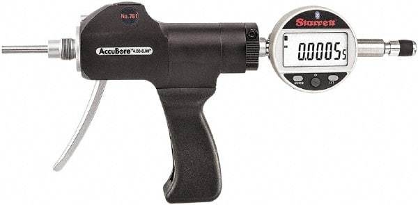 Starrett - Electronic Bore Gages Type: Pistol Grip Electronic Bore Gage Minimum Measurement (Decimal Inch): 4.0000 - Apex Tool & Supply
