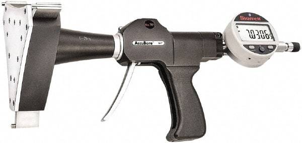 Starrett - Electronic Bore Gages Type: Pistol Grip Electronic Bore Gage Minimum Measurement (Decimal Inch): 6.0000 - Apex Tool & Supply